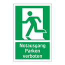 Notausgang Parken verboten