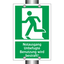 Notausgang Unbefugte Benutzung wird bestraft!