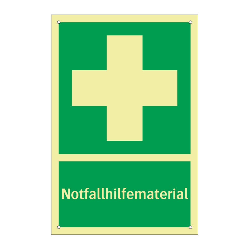Notfallhilfematerial