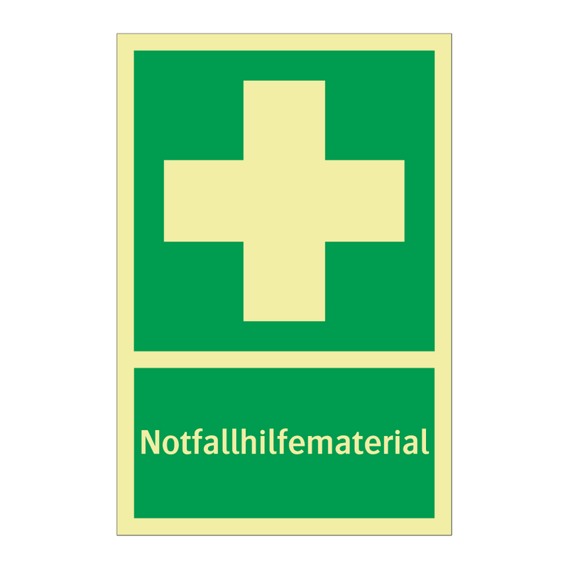 Notfallhilfematerial