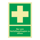 Nur vom Notfallbeauftragten zu öffnen