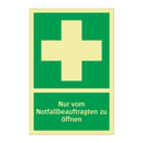 Nur vom Notfallbeauftragten zu öffnen