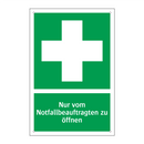 Nur vom Notfallbeauftragten zu öffnen