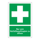 Nur vom Notfallbeauftragten zu öffnen