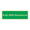 Erste-Hilfe-Ressourcen