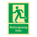 Rettungsweg links