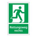 Rettungsweg rechts