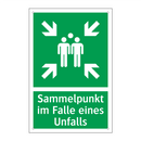 Sammelpunkt im Falle eines Unfalls