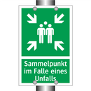 Sammelpunkt im Falle eines Unfalls