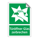 Türöffner Glas zerbrechen