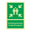 Vorübergehender Evakuierungsort