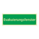 Evakuierungsfenster