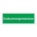 Evakuierungsmatratze