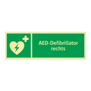 AED-Defibrillator rechts