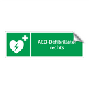 AED-Defibrillator rechts