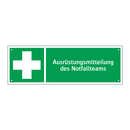 Ausrüstungsmitteilung des Notfallteams