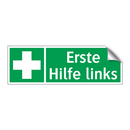 Erste Hilfe links