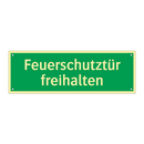 Feuerschutztür freihalten