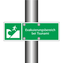 Evakuierungsbereich bei Tsunami