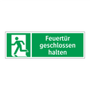 Feuertür geschlossen halten