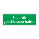 Feuertür geschlossen halten