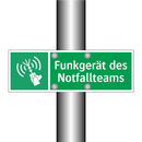 Funkgerät des Notfallteams