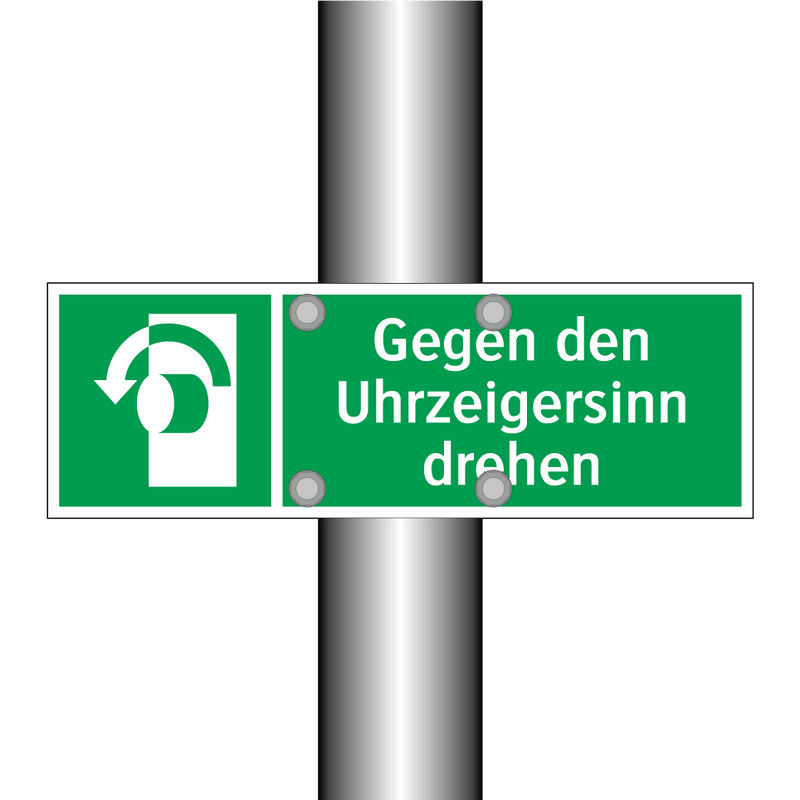 Gegen den Uhrzeigersinn drehen
