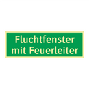 Fluchtfenster mit Feuerleiter