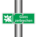 Glass zerbrechen