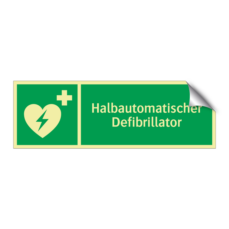 Halbautomatischer Defibrillator