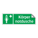 Körper notdusche