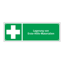 Lagerung von Erste-Hilfe-Materialien