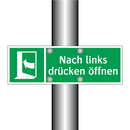 Nach links drücken öffnen