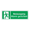 Notausgang Alarm gesichert
