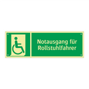 Notausgang für Rollstuhlfahrer