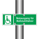 Notausgang für Rollstuhlfahrer