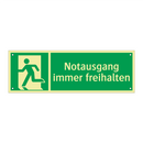 Notausgang immer freihalten