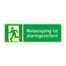 Notausgang ist alarmgesichert