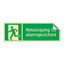 Notausgang ist alarmgesichert