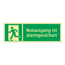 Notausgang ist alarmgesichert