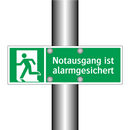 Notausgang ist alarmgesichert