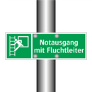 Notausgang mit Fluchtleiter