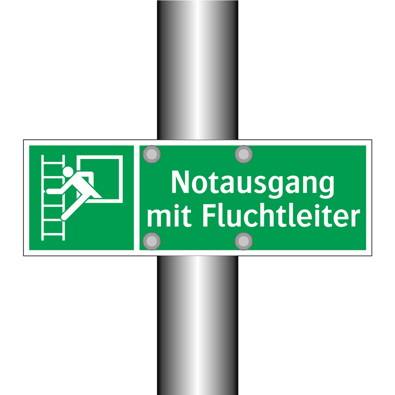 Notausgang mit Fluchtleiter