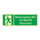 Notausgang Nur im Notfall benutzen