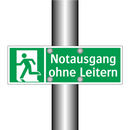 Notausgang ohne Leitern