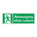 Notausgang ohne Leitern