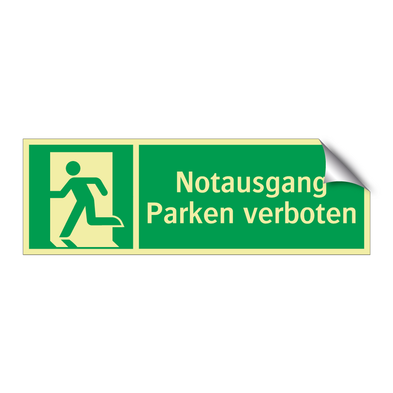 Notausgang Parken verboten