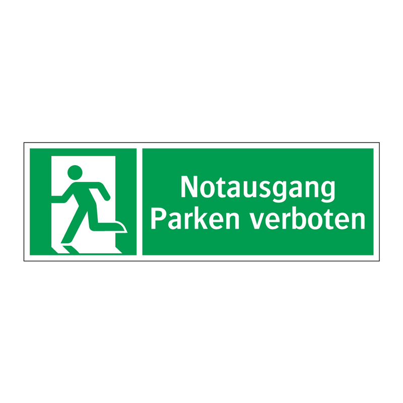 Notausgang Parken verboten