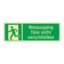 Notausgang Türe nicht verschließen