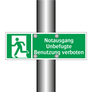 Notausgang Unbefugte Benutzung verboten